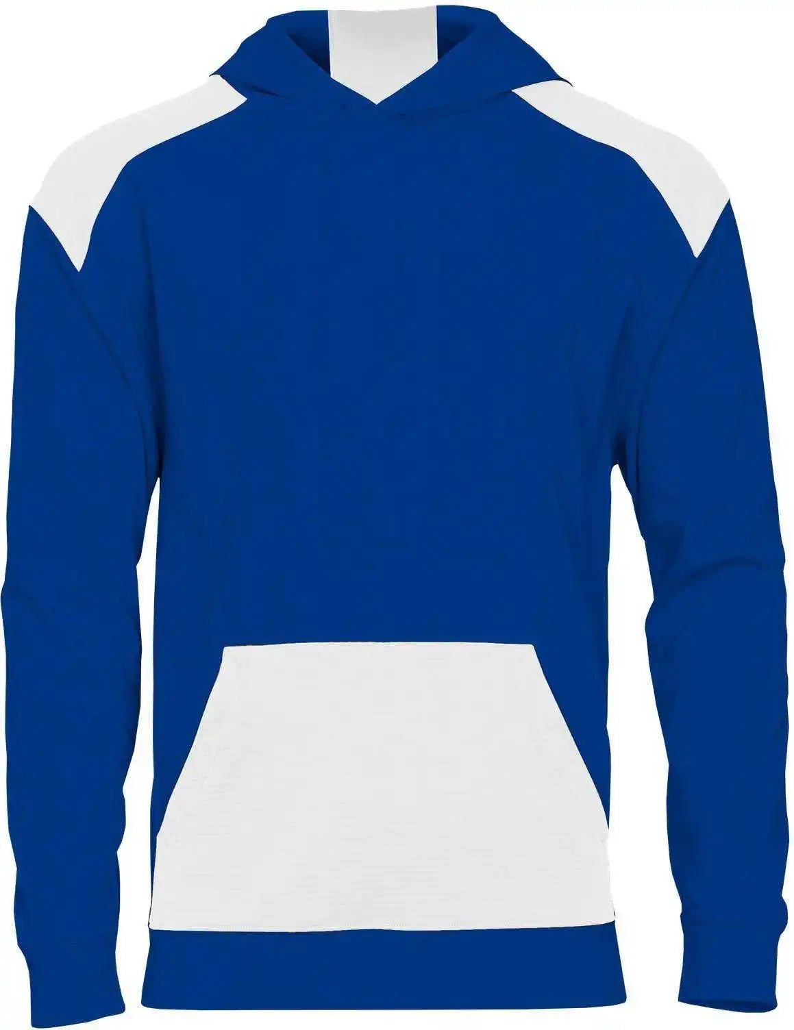 Badger Sport 2440 Breakout Performance Fleece Youth Hoodie - Royal White