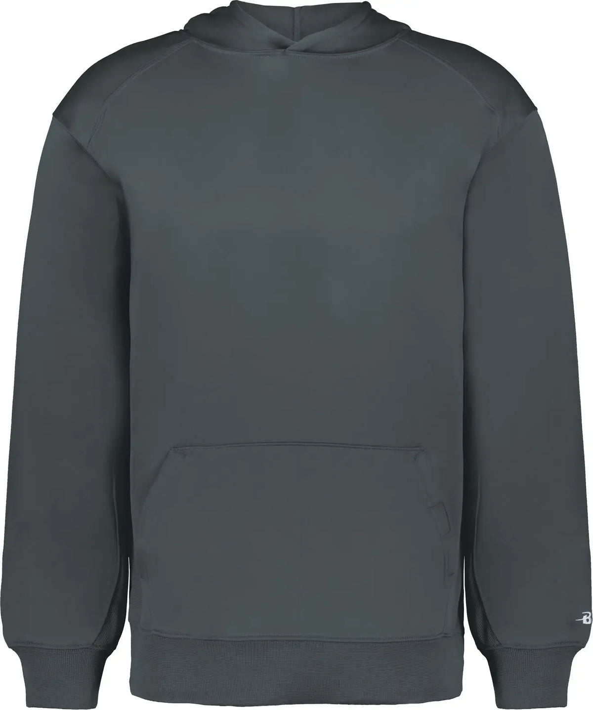 Badger Sport 2454 Poly Fleece Youth Hoodie - Graphite