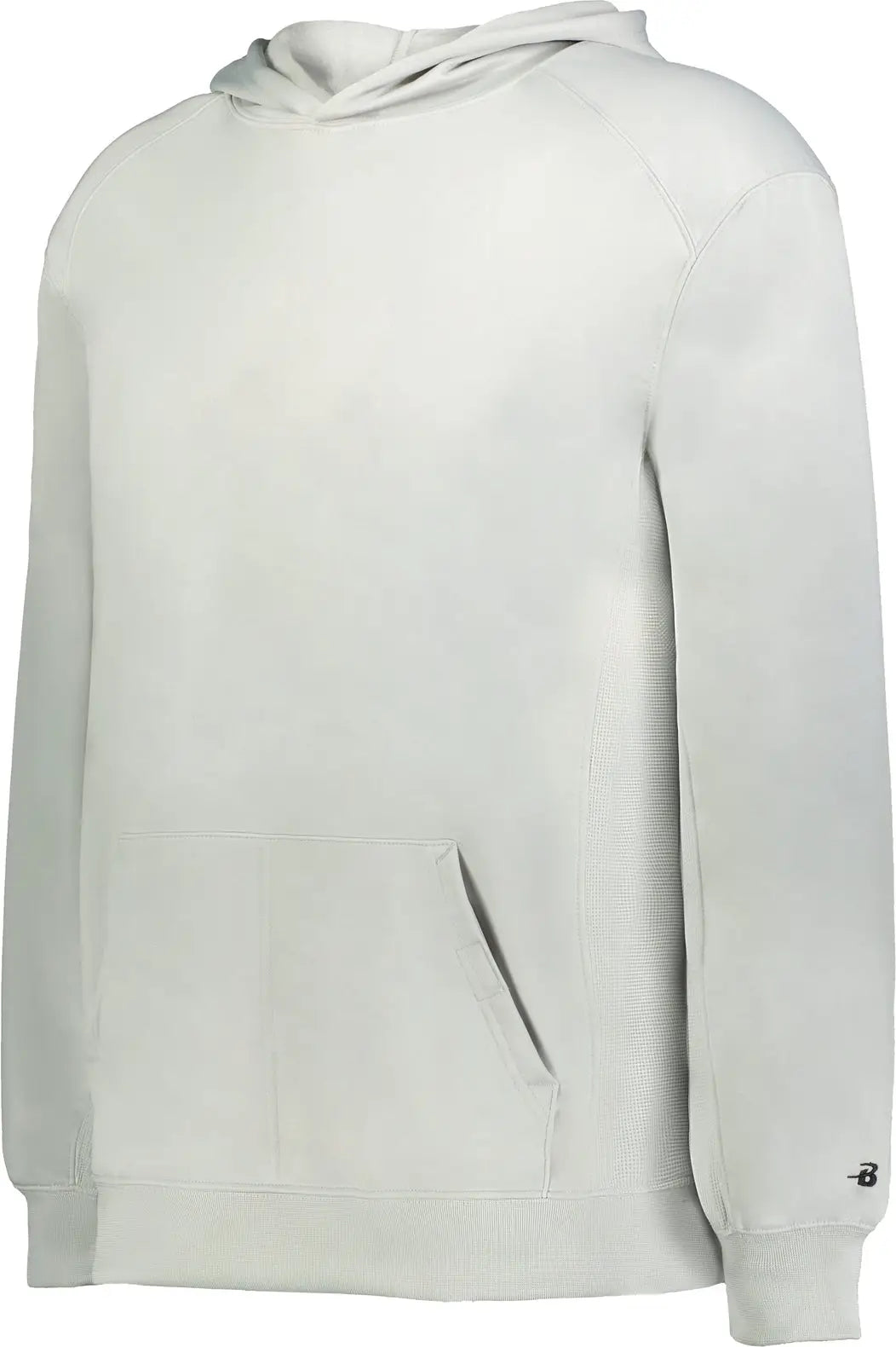 Badger Sport 2454 Poly Fleece Youth Hoodie - Silver
