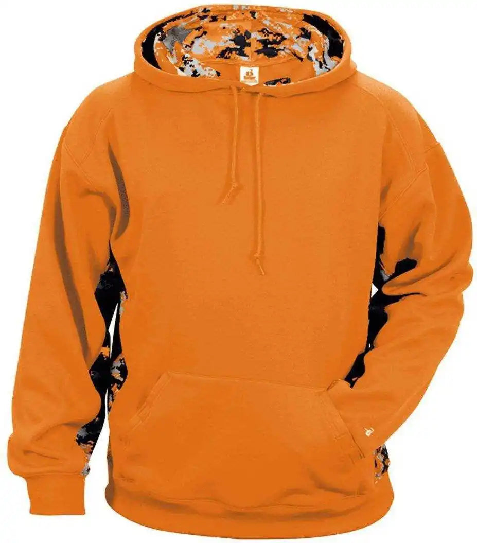 Badger Sport 2464 Digital C/b Youth Hoodie - Orange