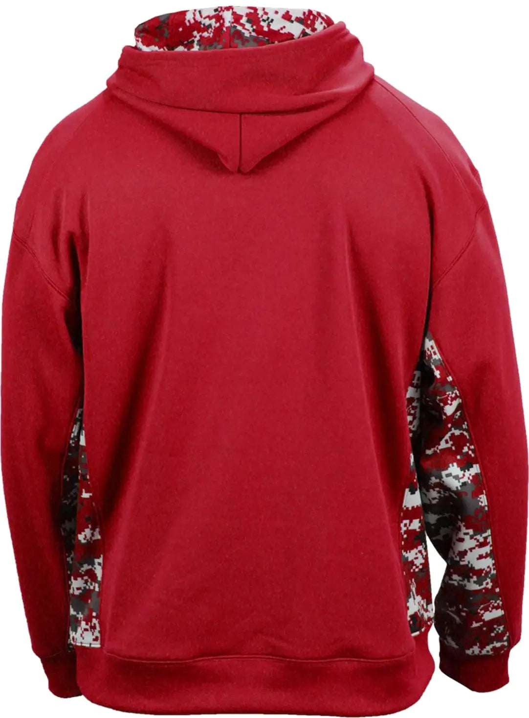 Badger Sport 2464 Digital C/b Youth Hoodie - Red