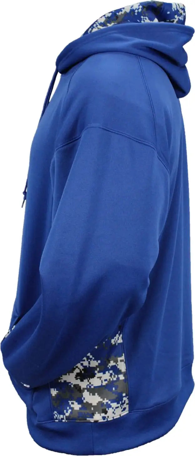 Badger Sport 2464 Digital C/b Youth Hoodie - Royal