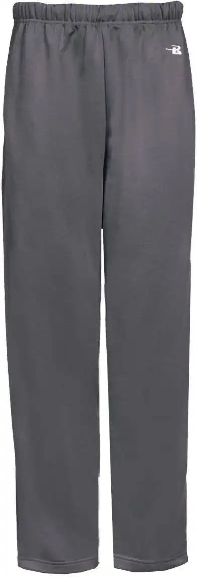 Badger Sport 2478 Perf. Youth Open Bottom Pant - Graphite
