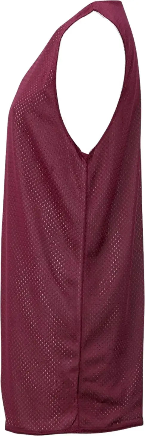 Badger Sport 2529 Youth Mesh Reversible Jersey - Cardinal White