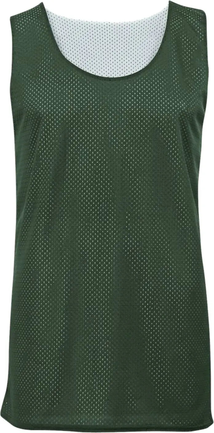 Badger Sport 2529 Youth Mesh Reversible Jersey - Forest White - Xs