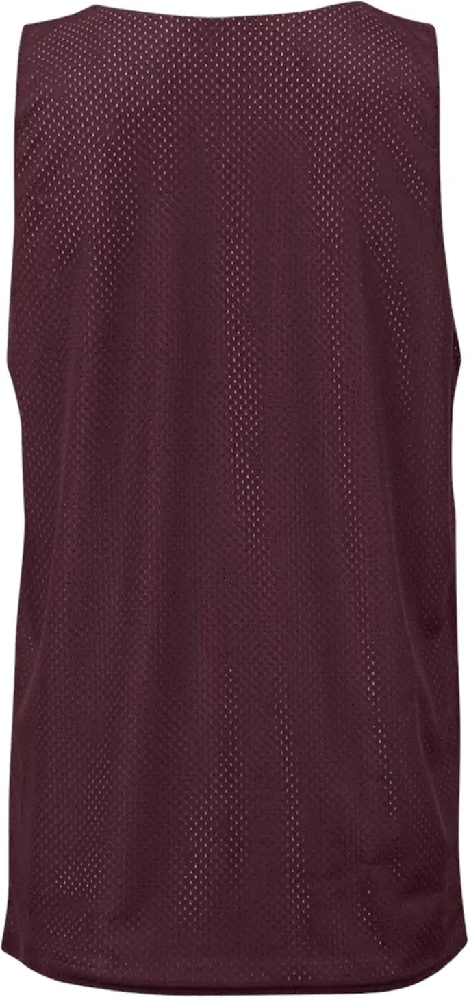 Badger Sport 2529 Youth Mesh Reversible Jersey - Maroon White