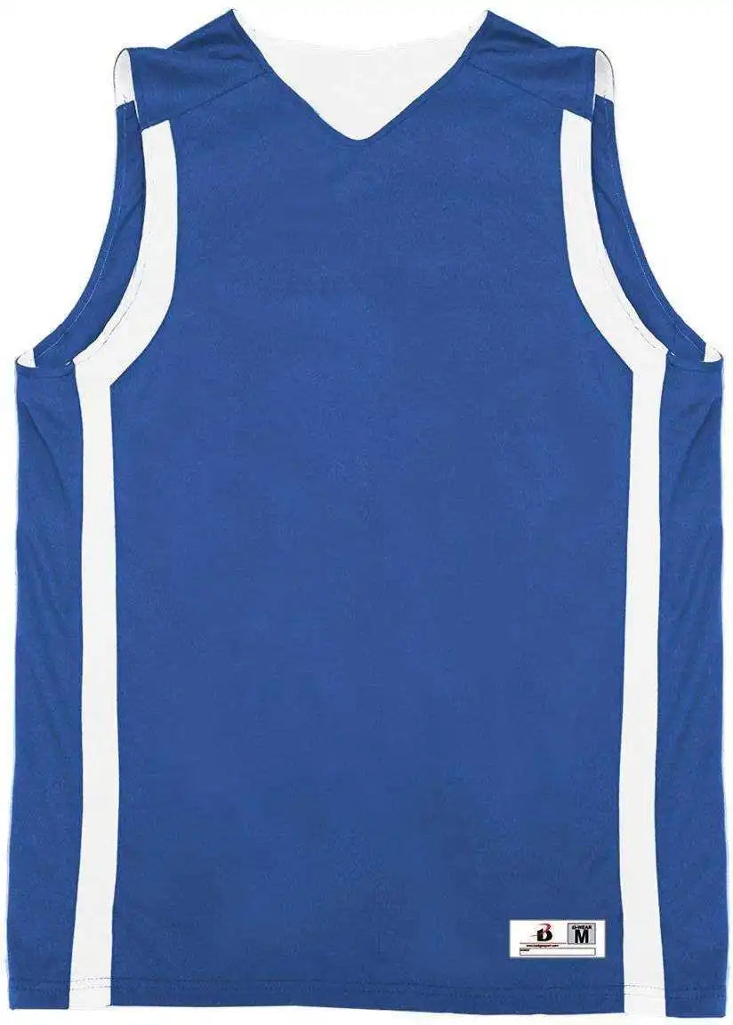 Badger Sport 2551 B-slam Youth Reversible Tank - Royal White