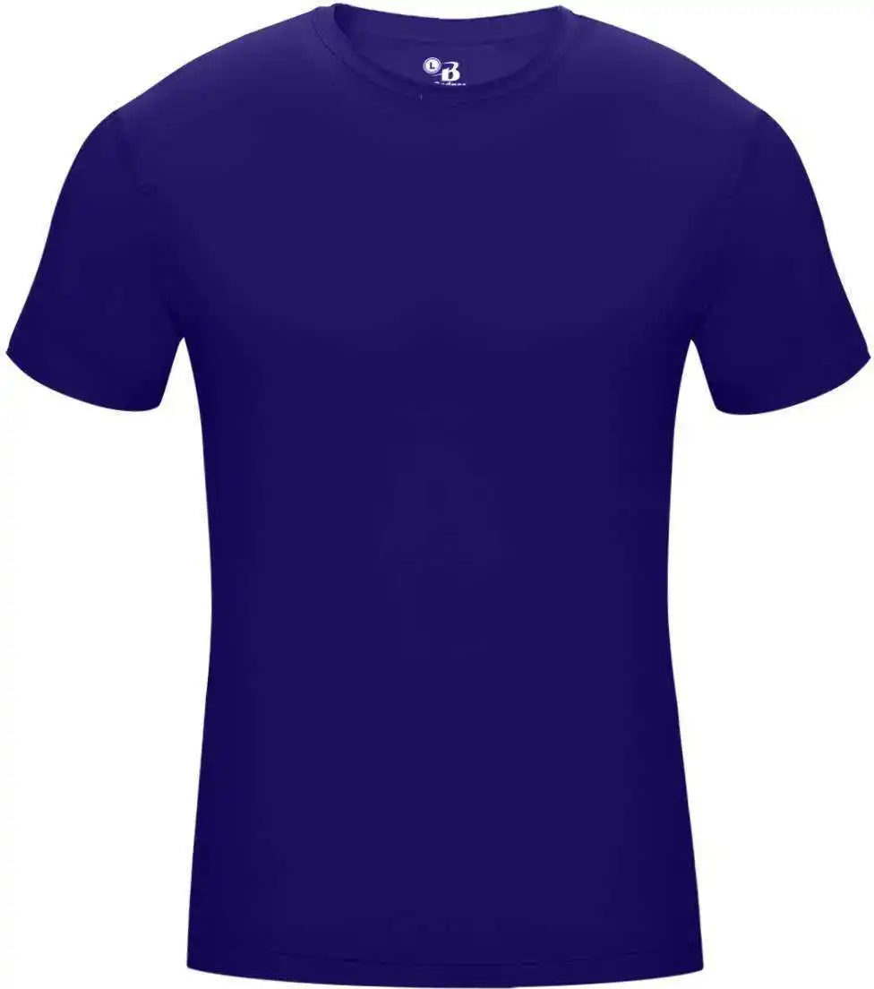 Badger Sport 2621 Pro Compression Youth Crew Purple