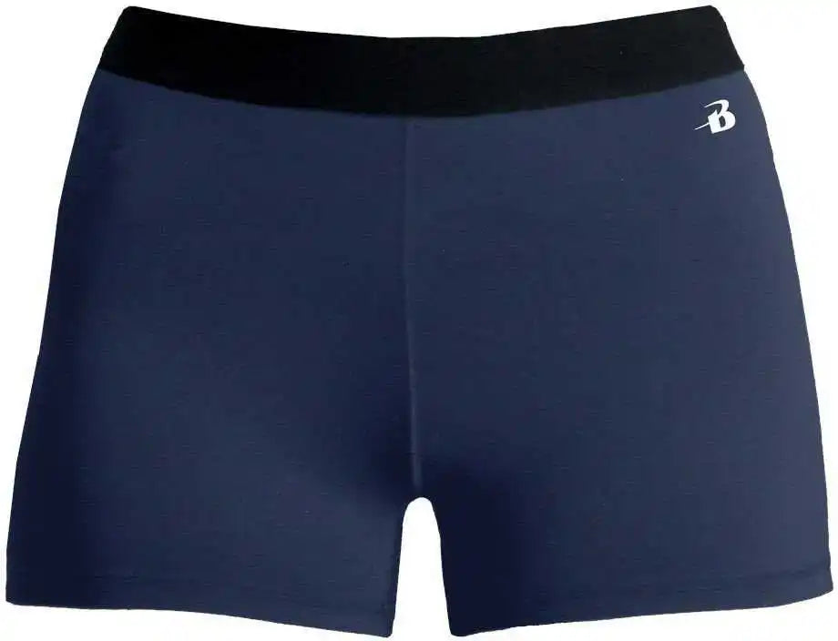 Badger Sport 2629 Girl’s Pro Compression Short Navy