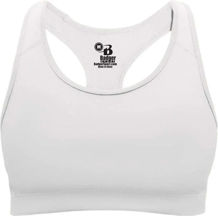 Badger Sport 2636 B-sport Girls Bra Top - White