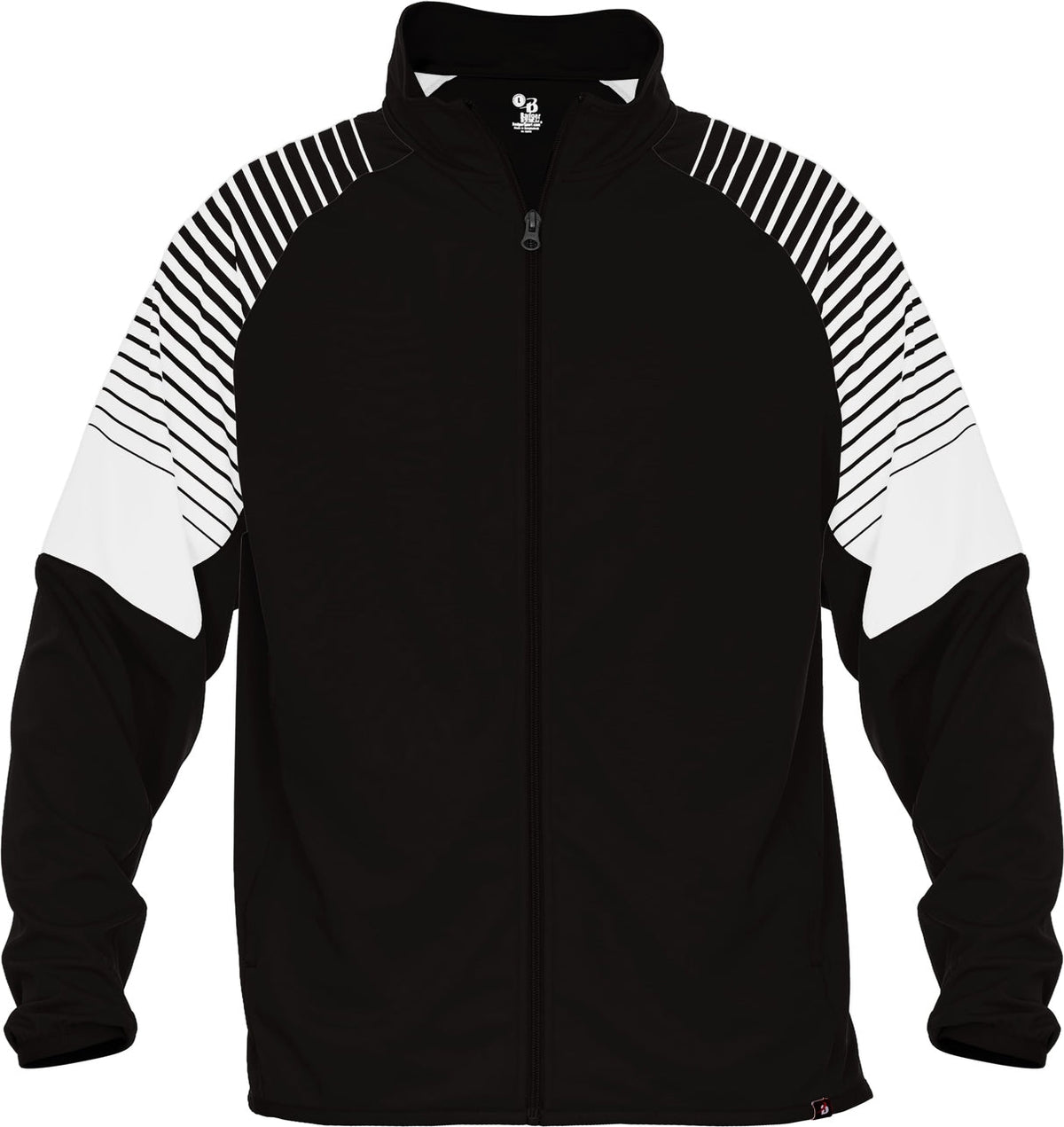 Badger Sport 2720 Lineup Outer Core Youth Jacket - Black
