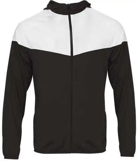 Badger Sport 272200 Sprint Outer Core Youth Jacket Black White