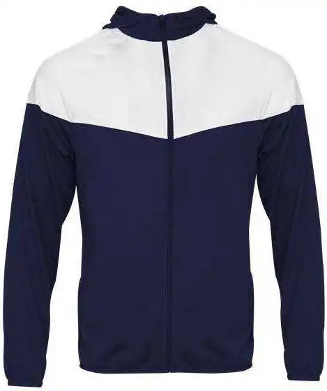 Badger Sport 272200 Sprint Outer Core Youth Jacket Navy White