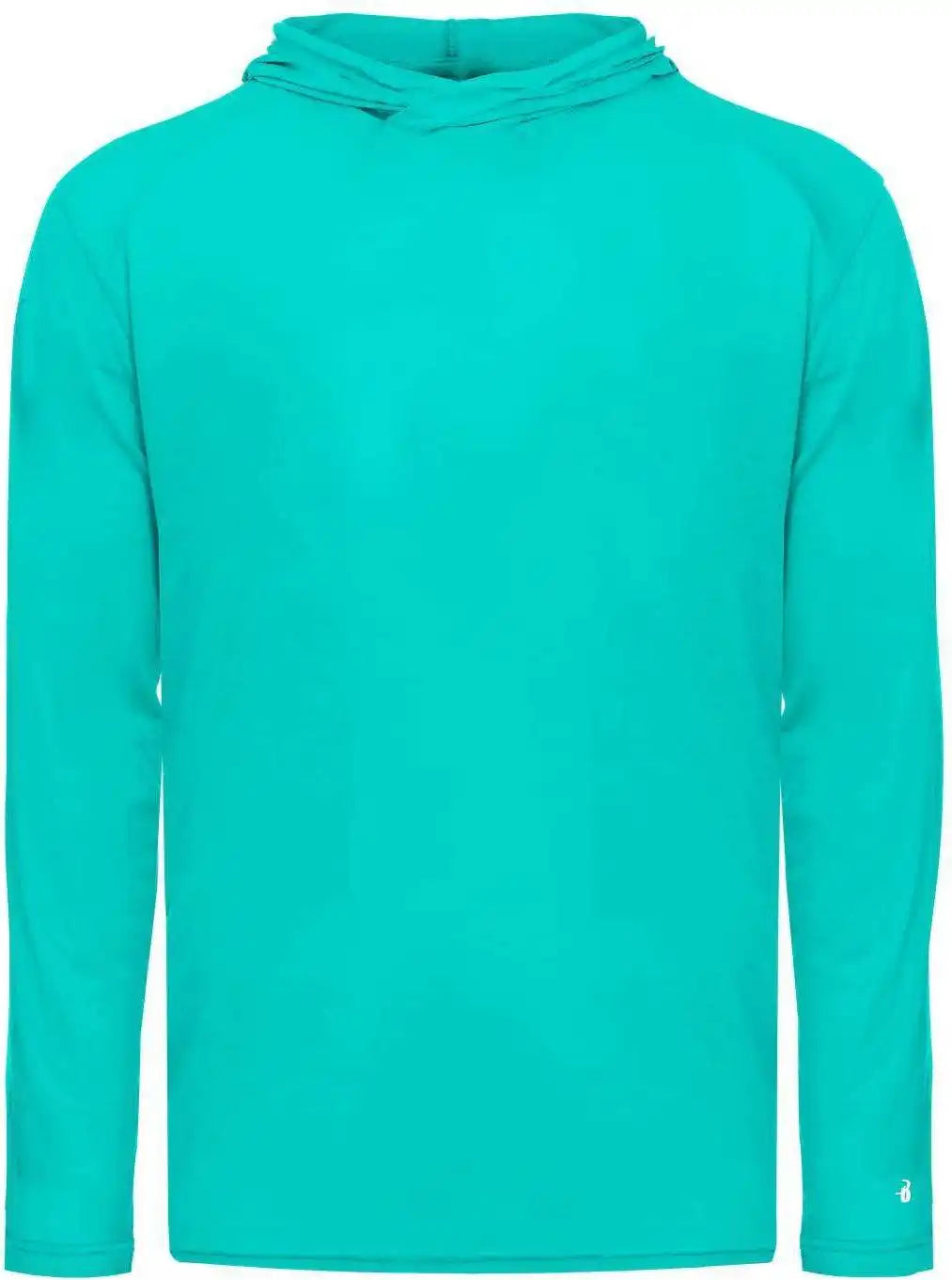 Badger Sport 2905 Tri-blend Surplice Youth Hoodie - Turquoise