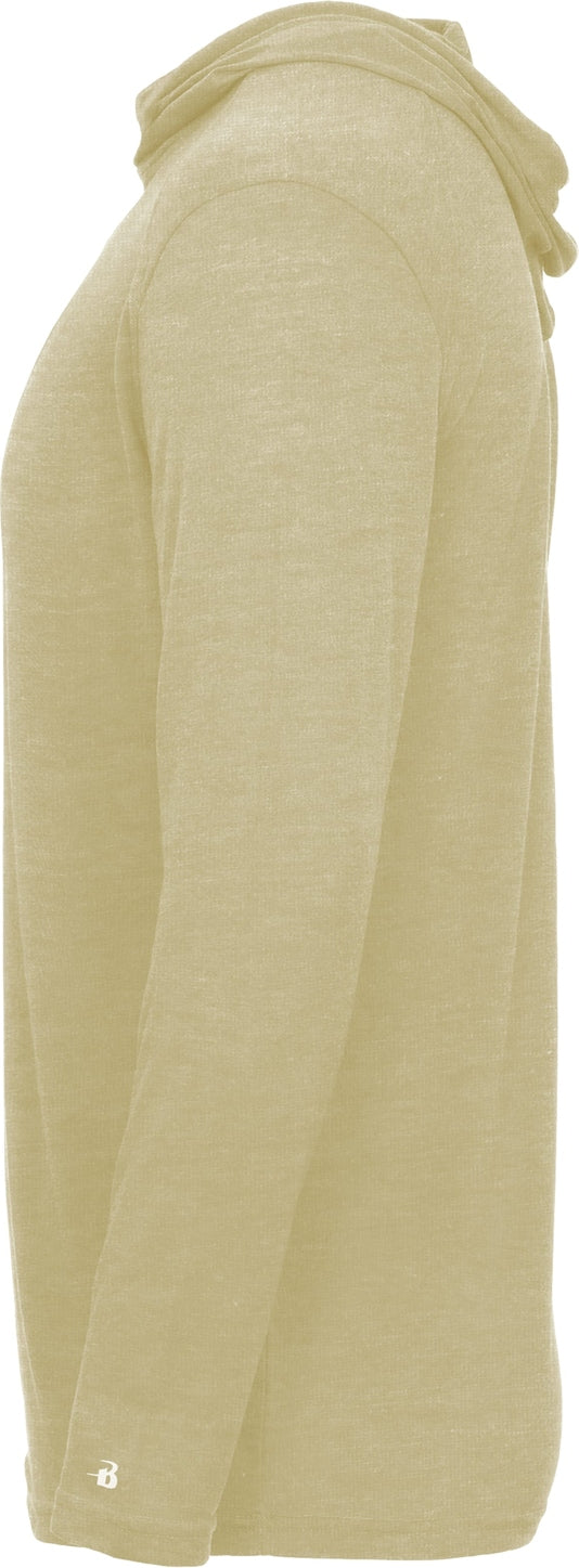 Badger Sport 2905 Tri-blend Surplice Youth Hoodie - Vegas Gold Heather