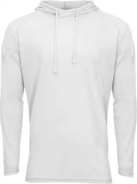 Badger Sport 2905 Tri-blend Surplice Youth Hoodie - White