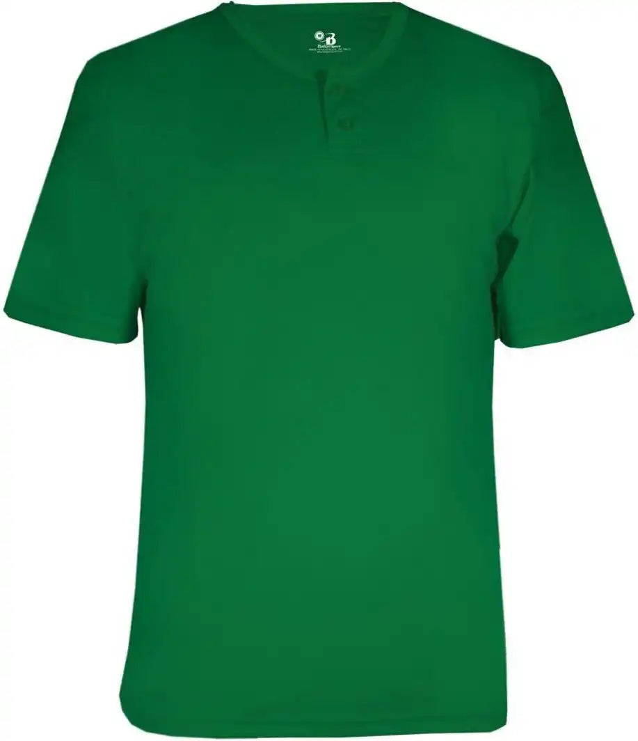 Badger Sport 2930 Youth b Core Placket Kelly