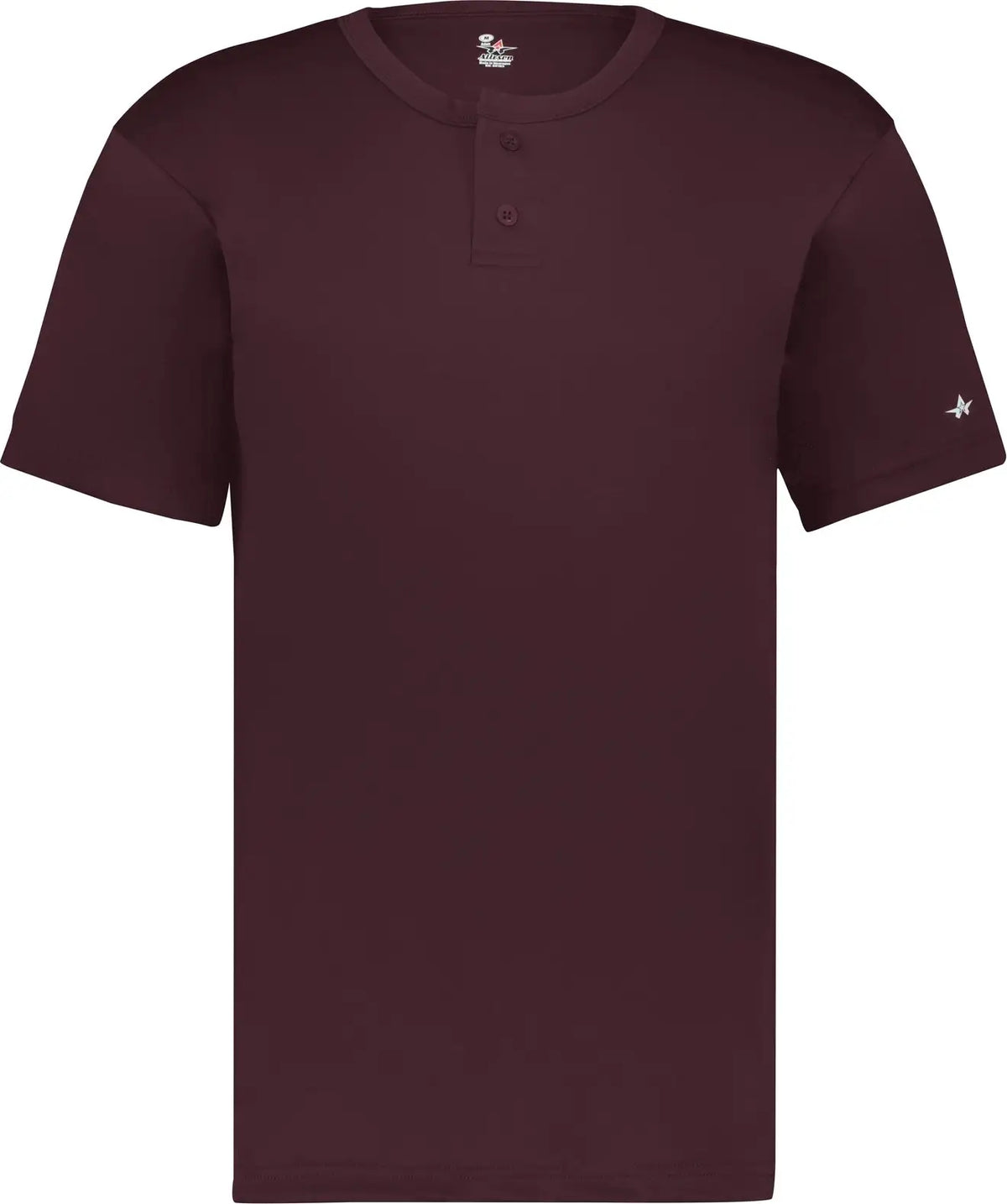 Badger Sport 2930 Youth B-core Placket - Maroon