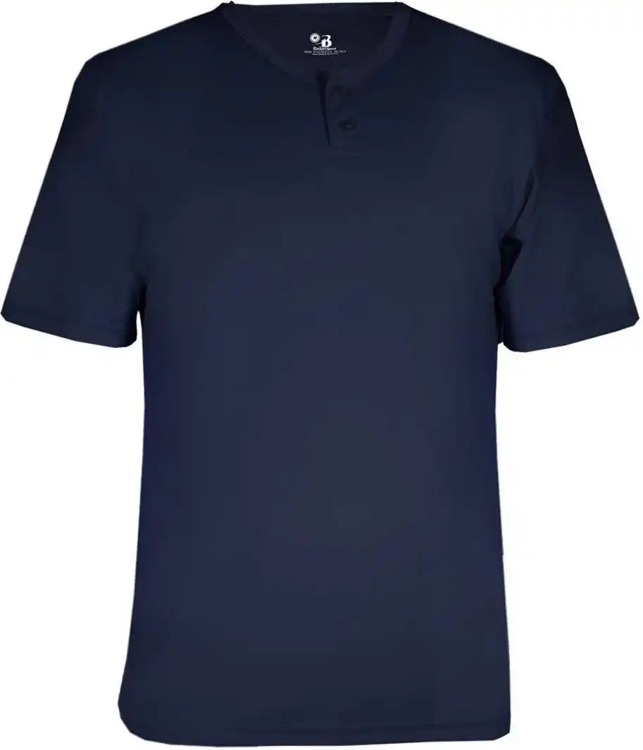 Badger Sport 2930 Youth b Core Placket Navy