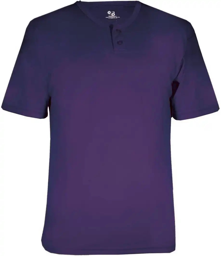Badger Sport 2930 Youth b Core Placket Purple