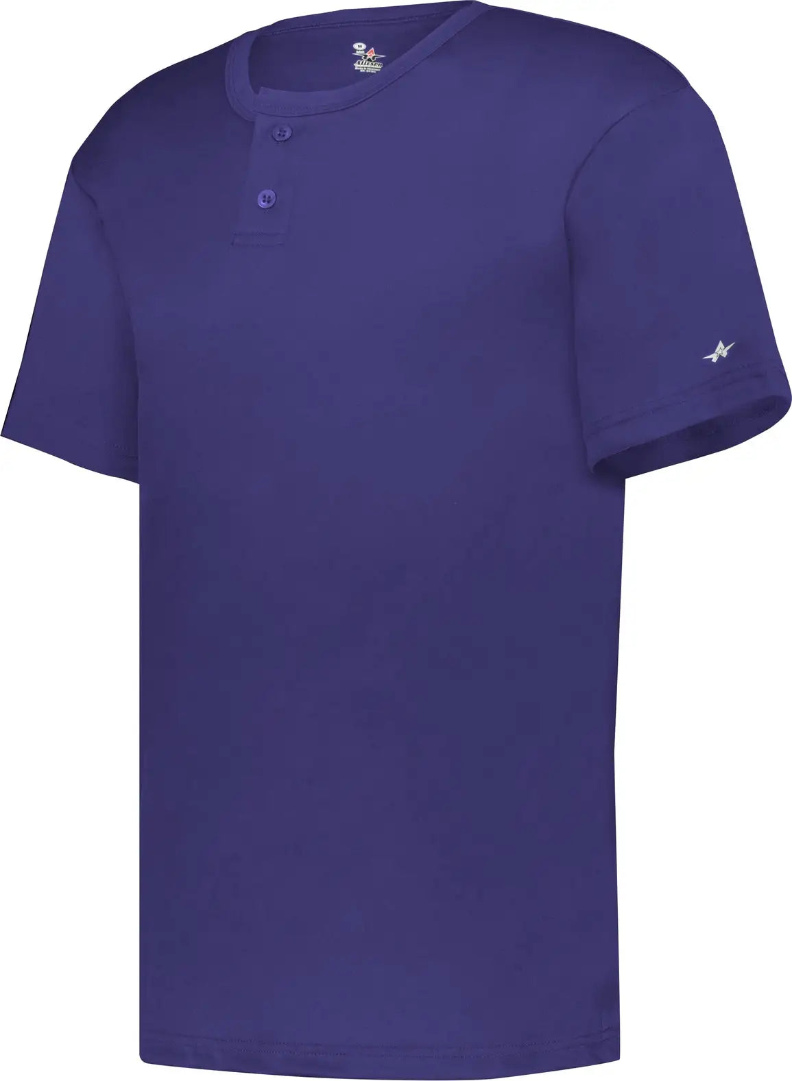 Badger Sport 2930 Youth B-core Placket - Purple - Xs