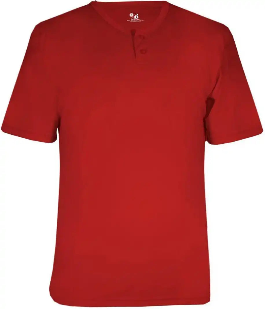 Badger Sport 2930 Youth B-core Placket - Red