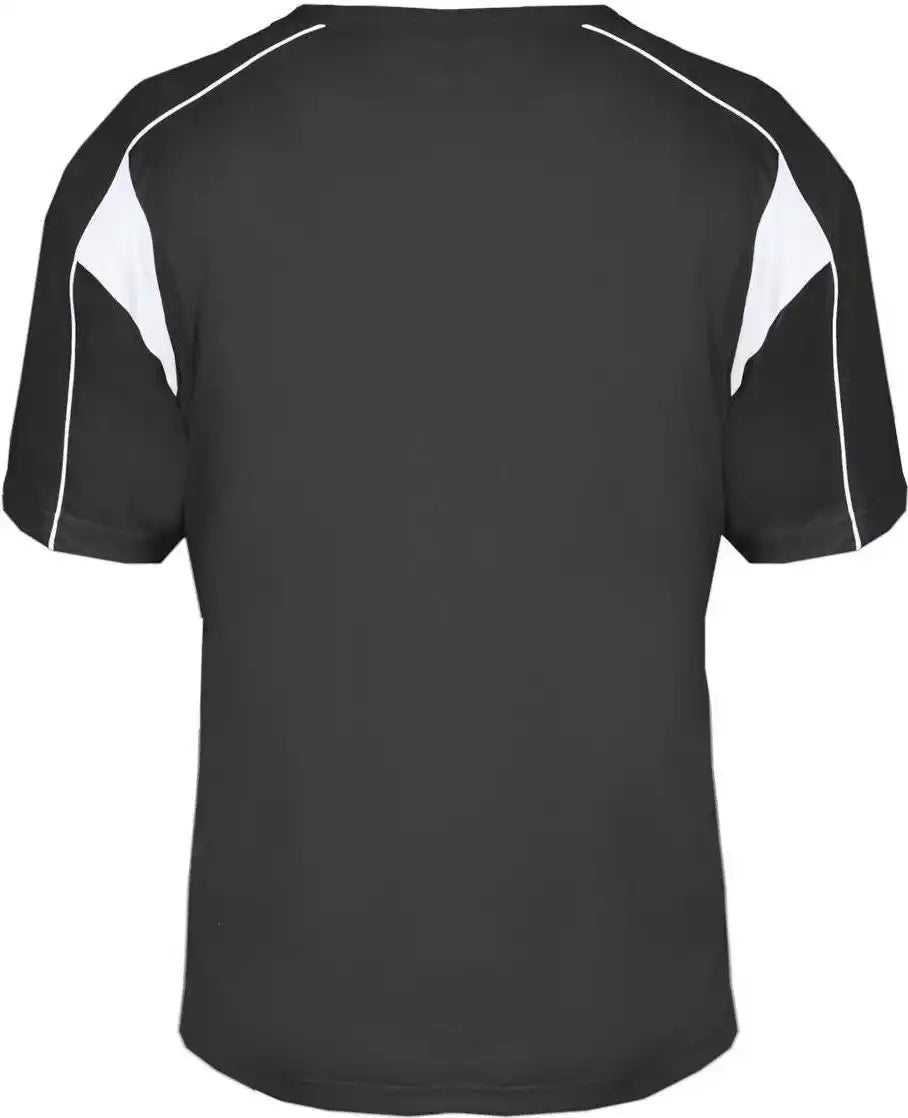 Badger Sport 2937 Youth Pro Placket - Graphite White
