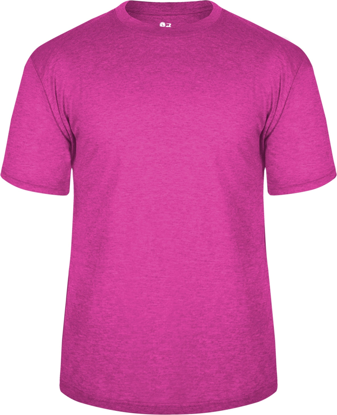 Badger Sport 2940 Tri-blend Youth Tee - Hot Pink Heather