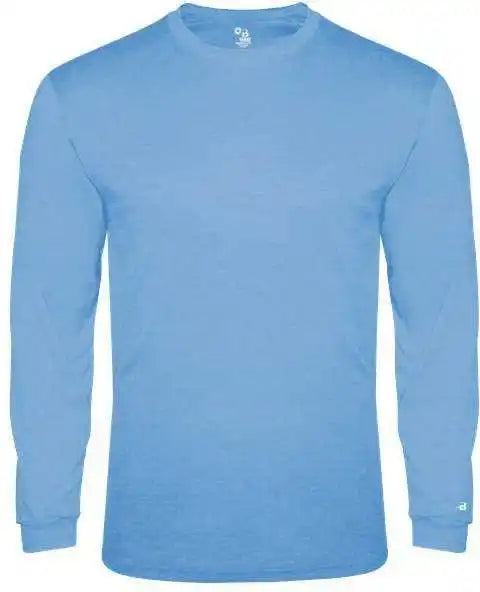 Badger Sport 2944 Tri-blend Long Sleeve Youth Tee - Columbia Blue Heather