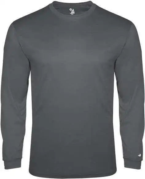 Badger Sport 2944 Tri-blend Long Sleeve Youth Tee - Graphite Heather