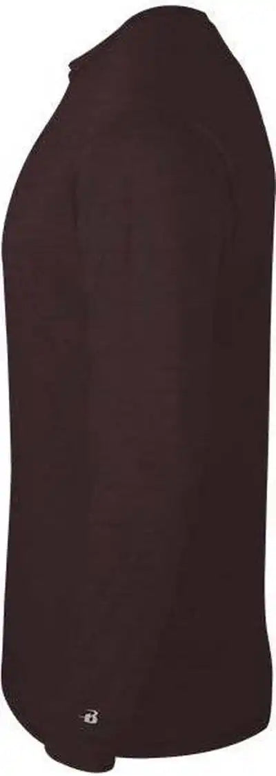 Badger Sport 2944 Tri-blend Long Sleeve Youth Tee - Maroon