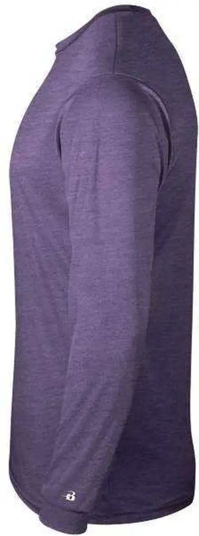 Badger Sport 2944 Tri-blend Long Sleeve Youth Tee - Purple Heather