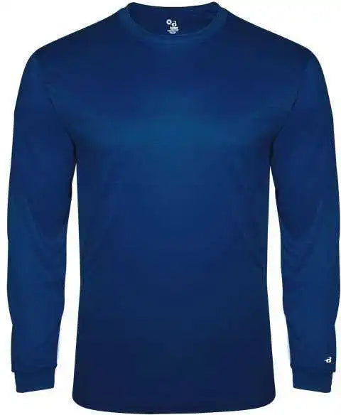 Badger Sport 2944 Tri-blend Long Sleeve Youth Tee - Royal