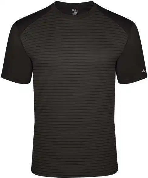 Badger Sport 2972 Vintage Line Tri-blend Youth Tee - Black