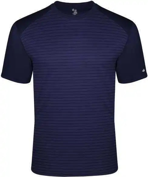 Badger Sport 2972 Vintage Line Tri-blend Youth Tee - Navy