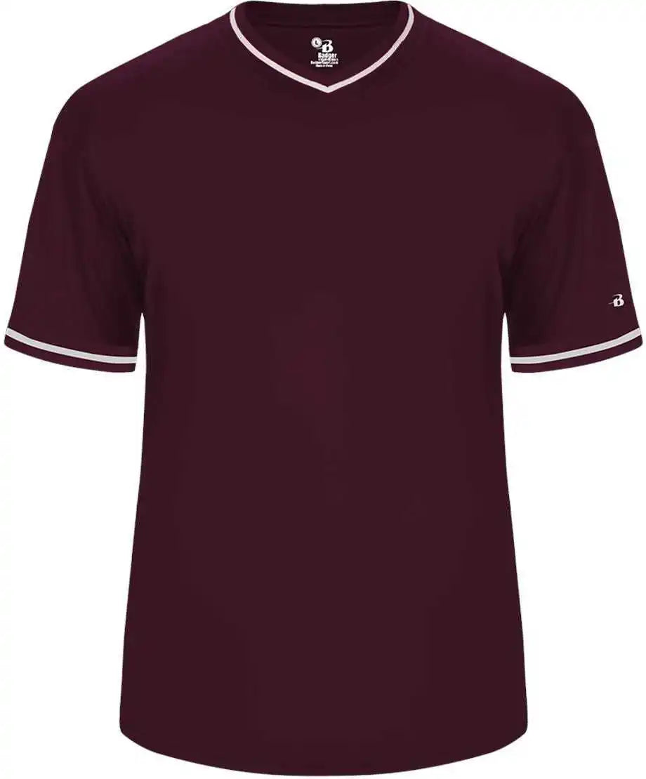 Badger Sport 2974 Vintage Youth Jersey Maroon White