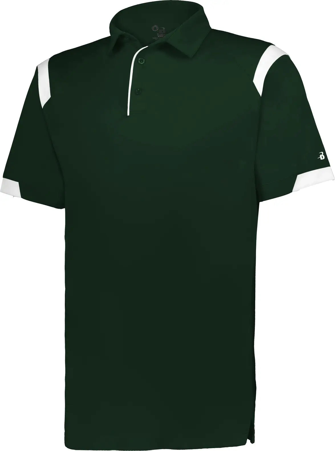 Badger Sport 335000 on the Rise Polo - Forest White