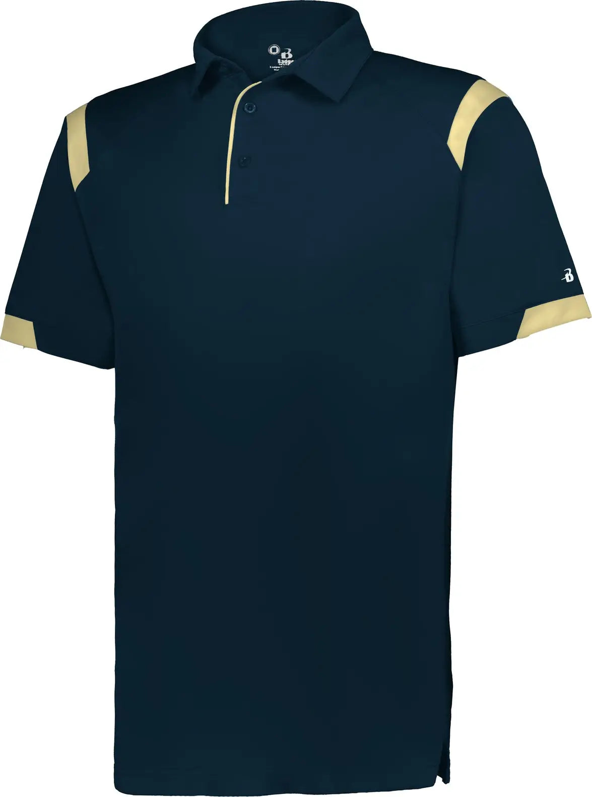 Badger Sport 335000 on the Rise Polo - Navy Vegas Gold