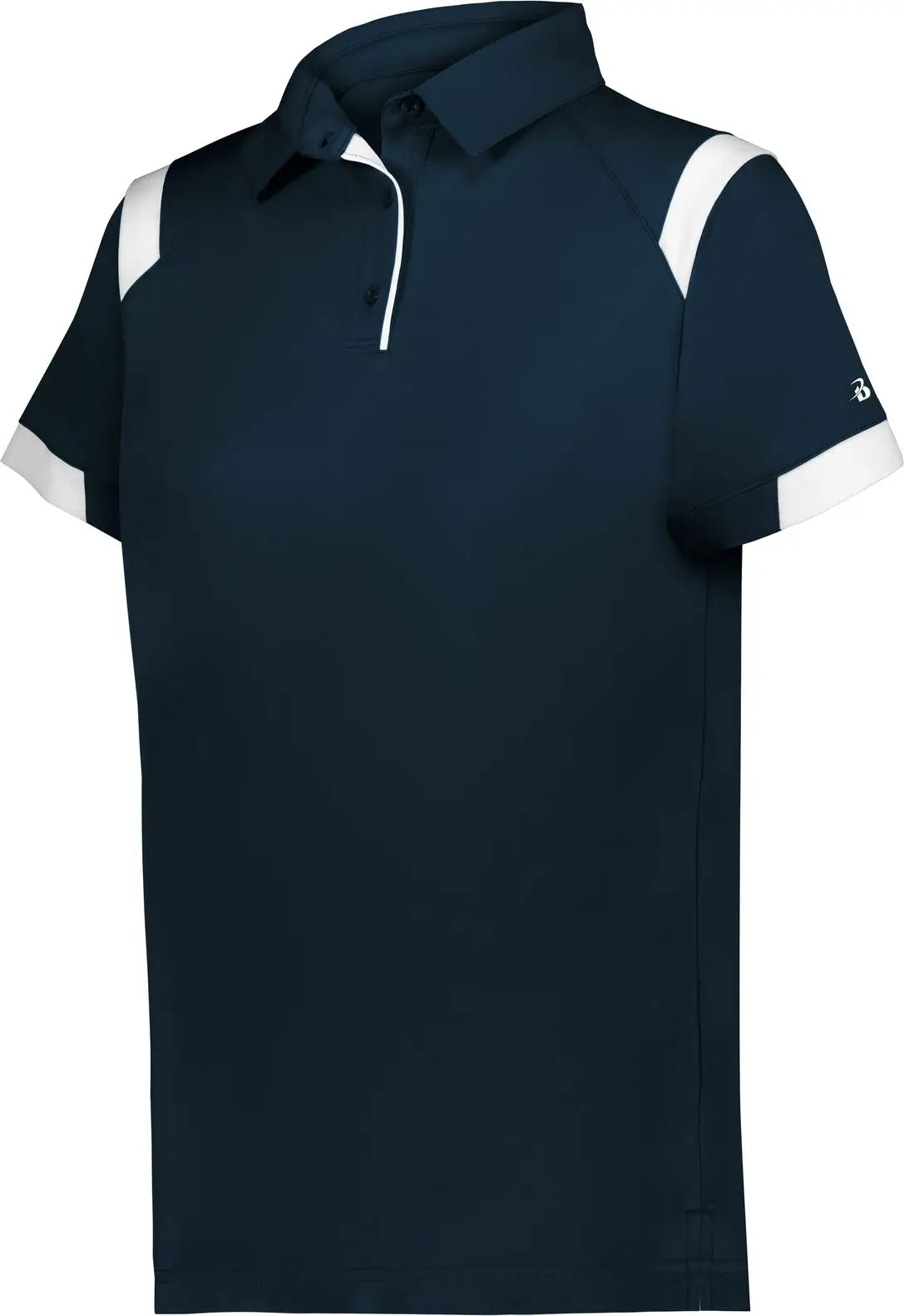 Badger Sport 335100 Ladies on the Rise Polo - Navy White - Xs