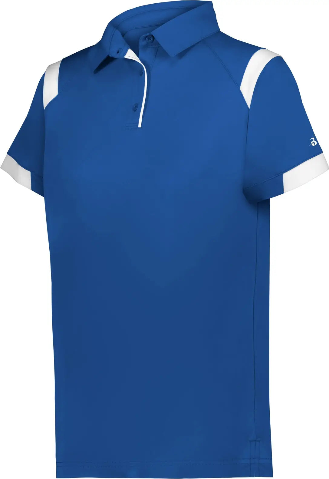 Badger Sport 335100 Ladies on the Rise Polo - Royal White