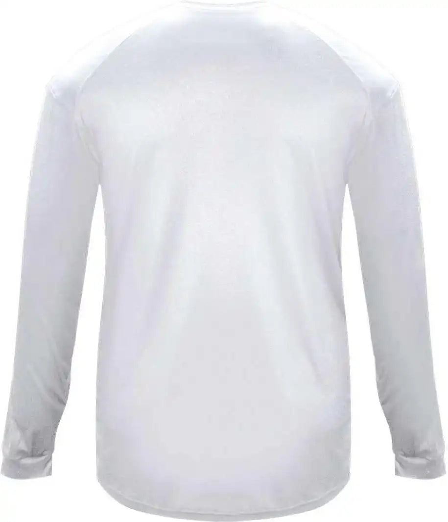 Badger Sport 4004 Ultimate Softlock Long Sleeve Tee - Silver