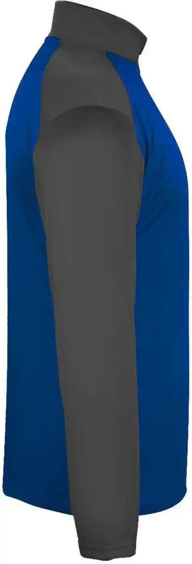 Badger Sport 4006 Ultimate Softlock 1/4 Zip - Royal Graphite