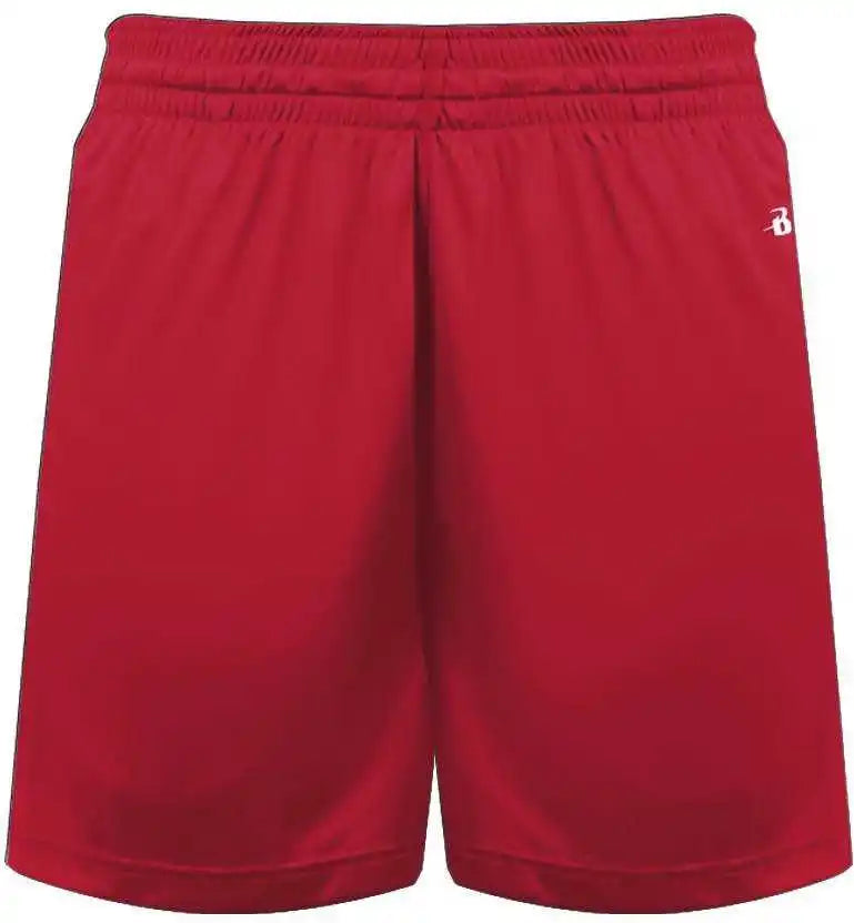 Badger Sport 4012 Ultimate Softlock Women Short - Red