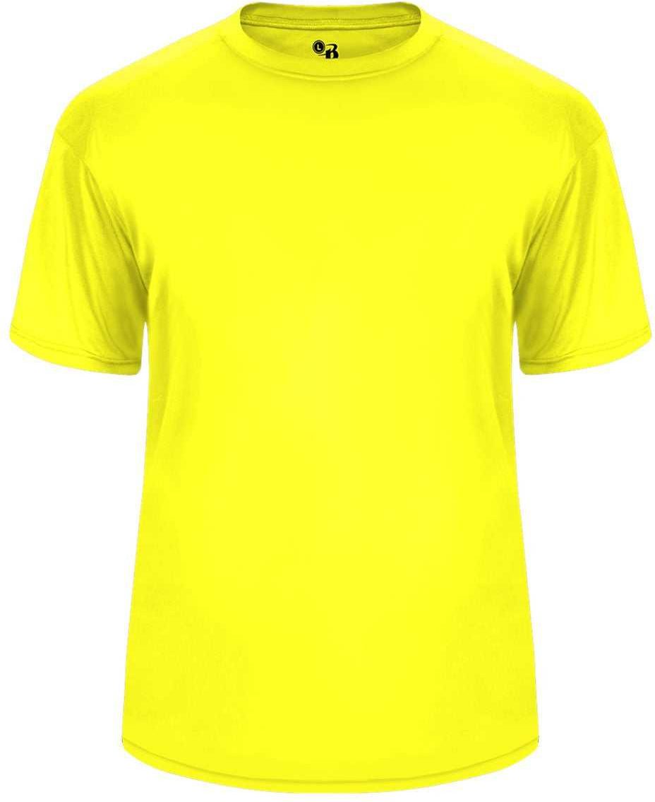 Badger Sport 4020 Ultimate Softlock Tee - Safety Yellow Green