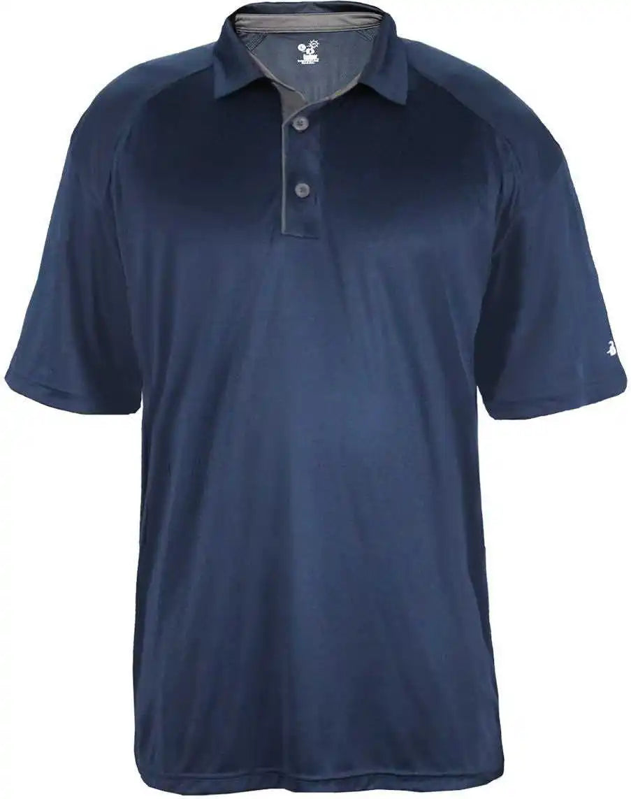 Badger Sport 4040 Ultimate Softlock Polo Navy Graphite