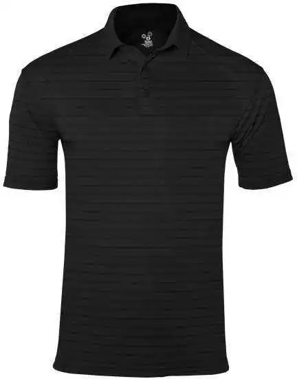 Badger Sport 4042 Ultimate Cross Tech Polo Black