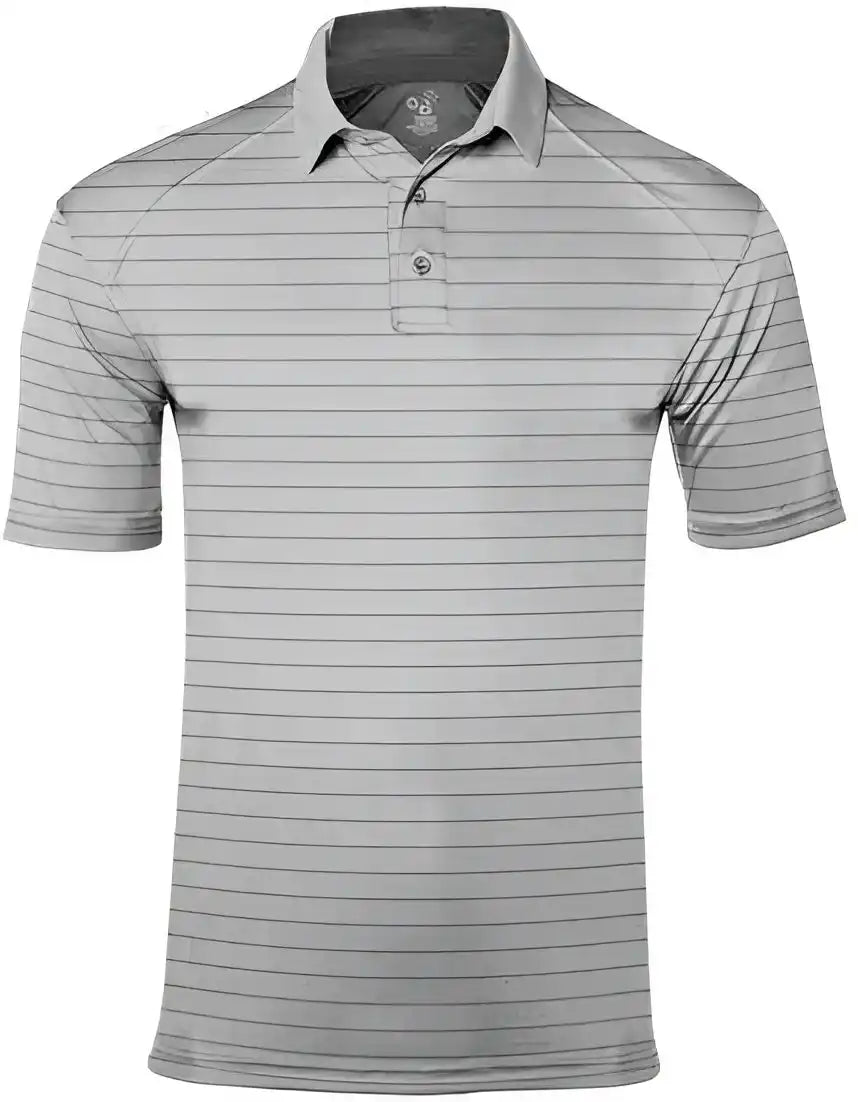 Badger Sport 4042 Ultimate Cross Tech Polo - Silver