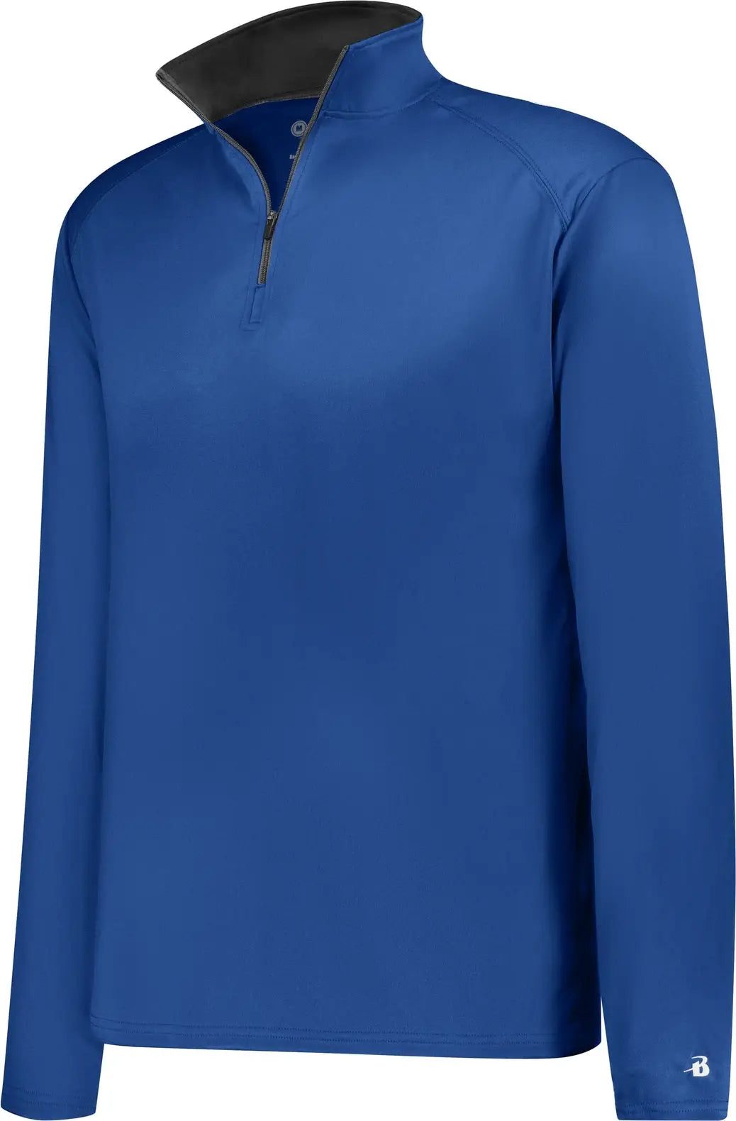 Badger Sport 4102 B-core 1/4 Zip - Royal Gray - Adult Xs