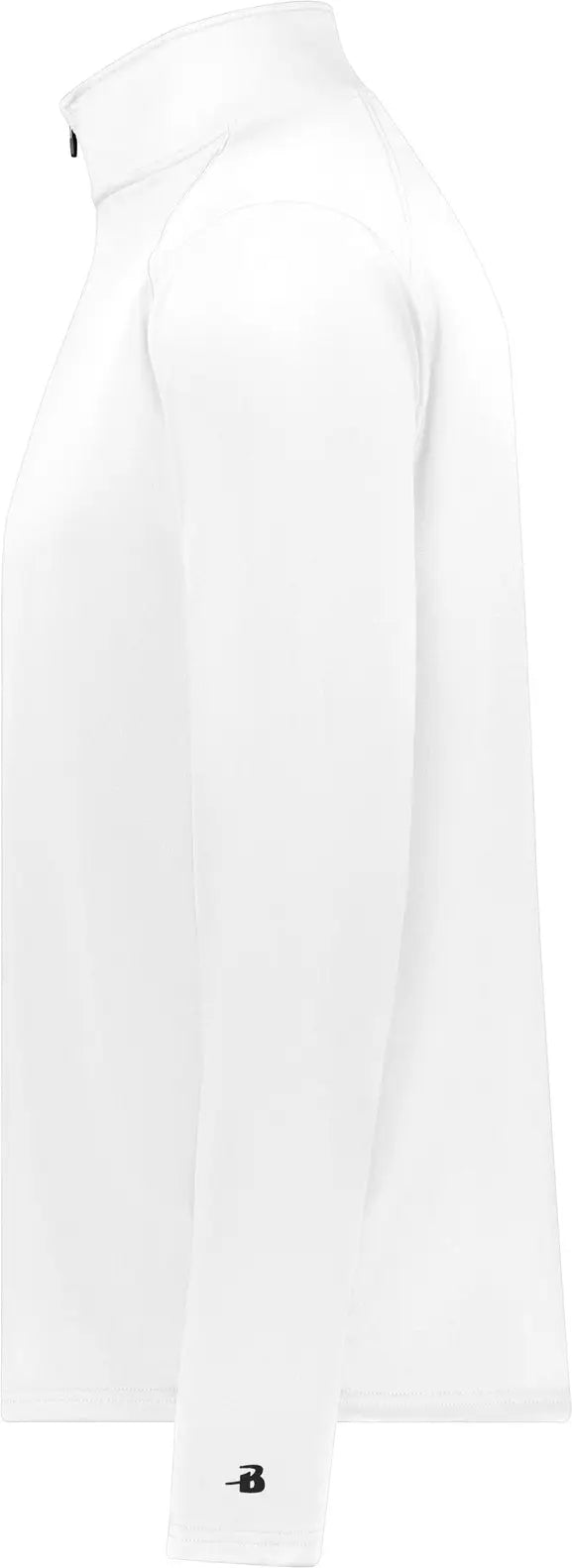Badger Sport 4102 B-core 1/4 Zip - White Gray