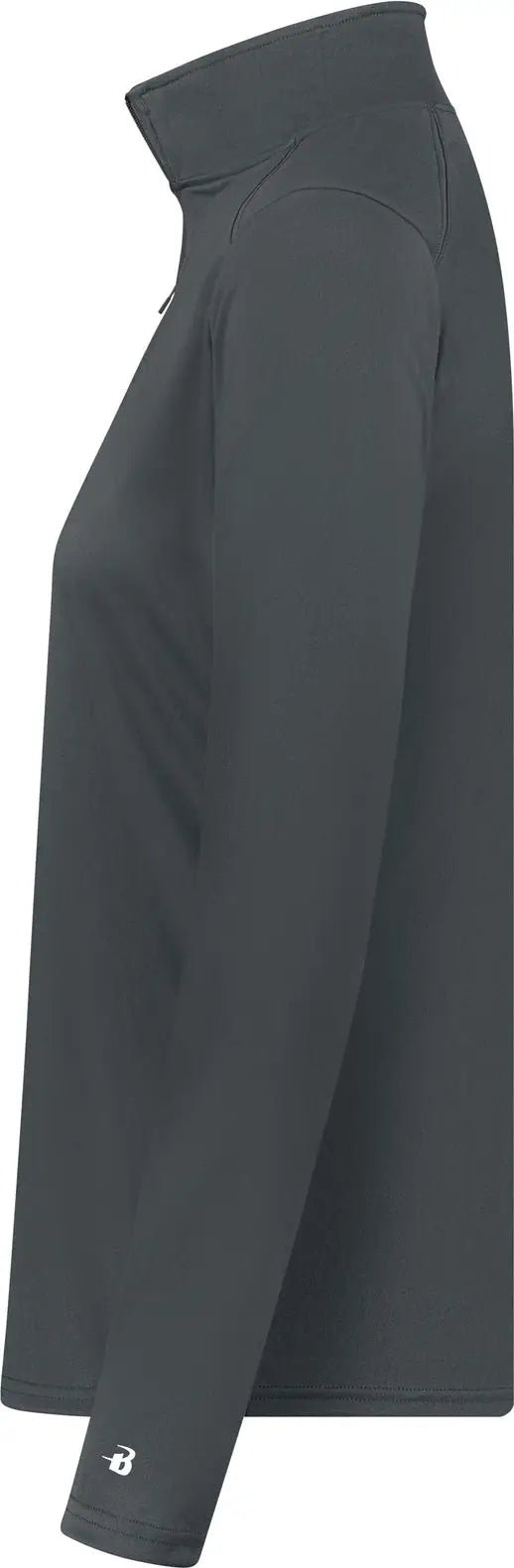 Badger Sport 4103 B-core Ladies 1/4 Zip - Green Black